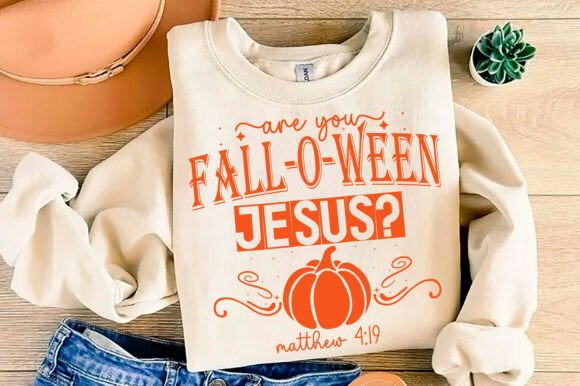 Are You Fall-O-Ween Jesus Graphics: T-Shirt Designs