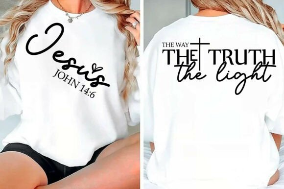 Bible Verse PNG & Jesus Quote SVG: Graphics for Faith-Based T-Shirt Designs