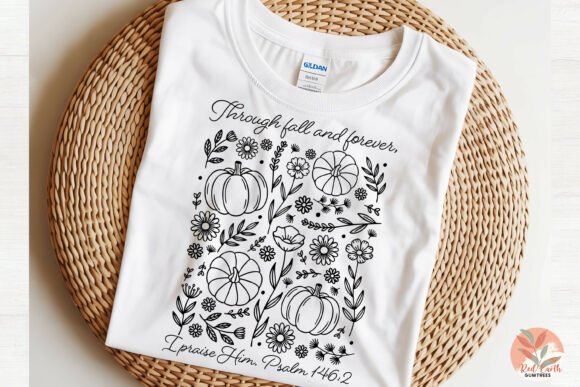 Christian Fall Graphics: Praise Him Every Season T-Shirt Designs