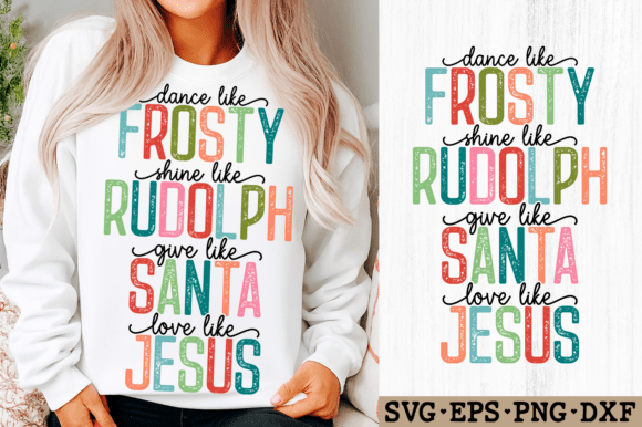 Christmas SVG, Christian SVG, Jesus SVG — Graphics for T-Shirt Designs