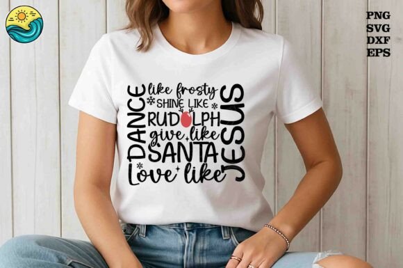 Dance Shine Give Love Jesus Graphics & T-Shirt Designs