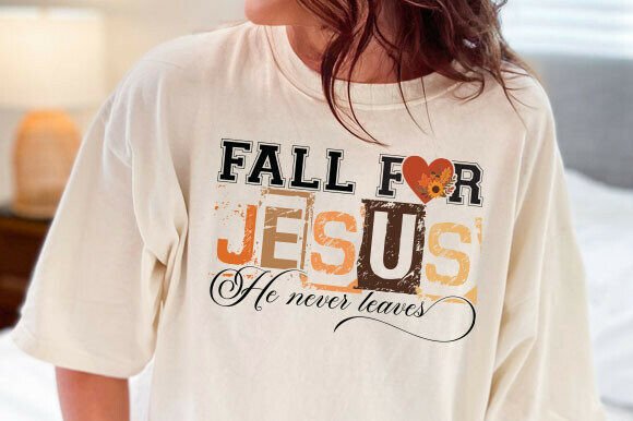 Fall for Jesus PNG, Christian Fall SVG