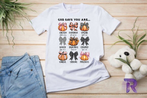God Says You Are Jesus Coquette PNG Graphics