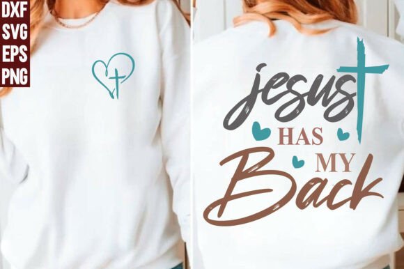 Jesus Has My Back Jesus Christian PNG