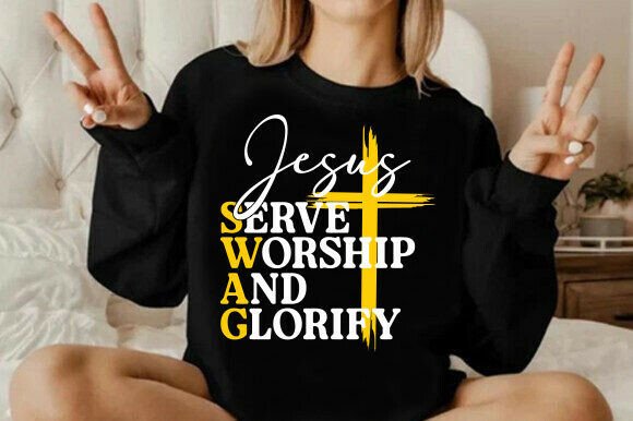 Jesus SWAG SVG & PNG Graphics for T-Shirt Designs
