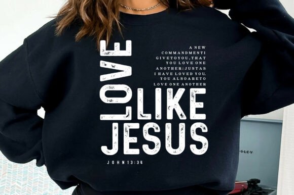 Love Like Jesus SVG, Christian SVG