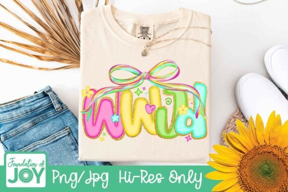WWJD Neon Graphics for T-Shirt Designs